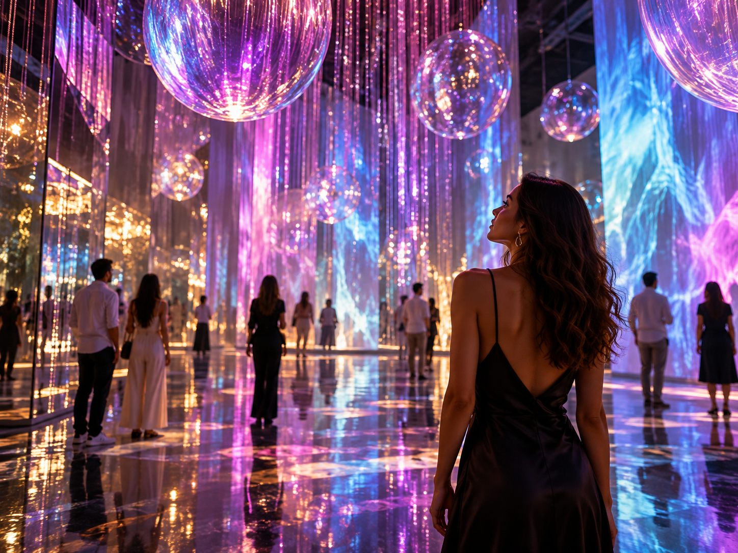 Immersive art and sensory installation experience near Brickell