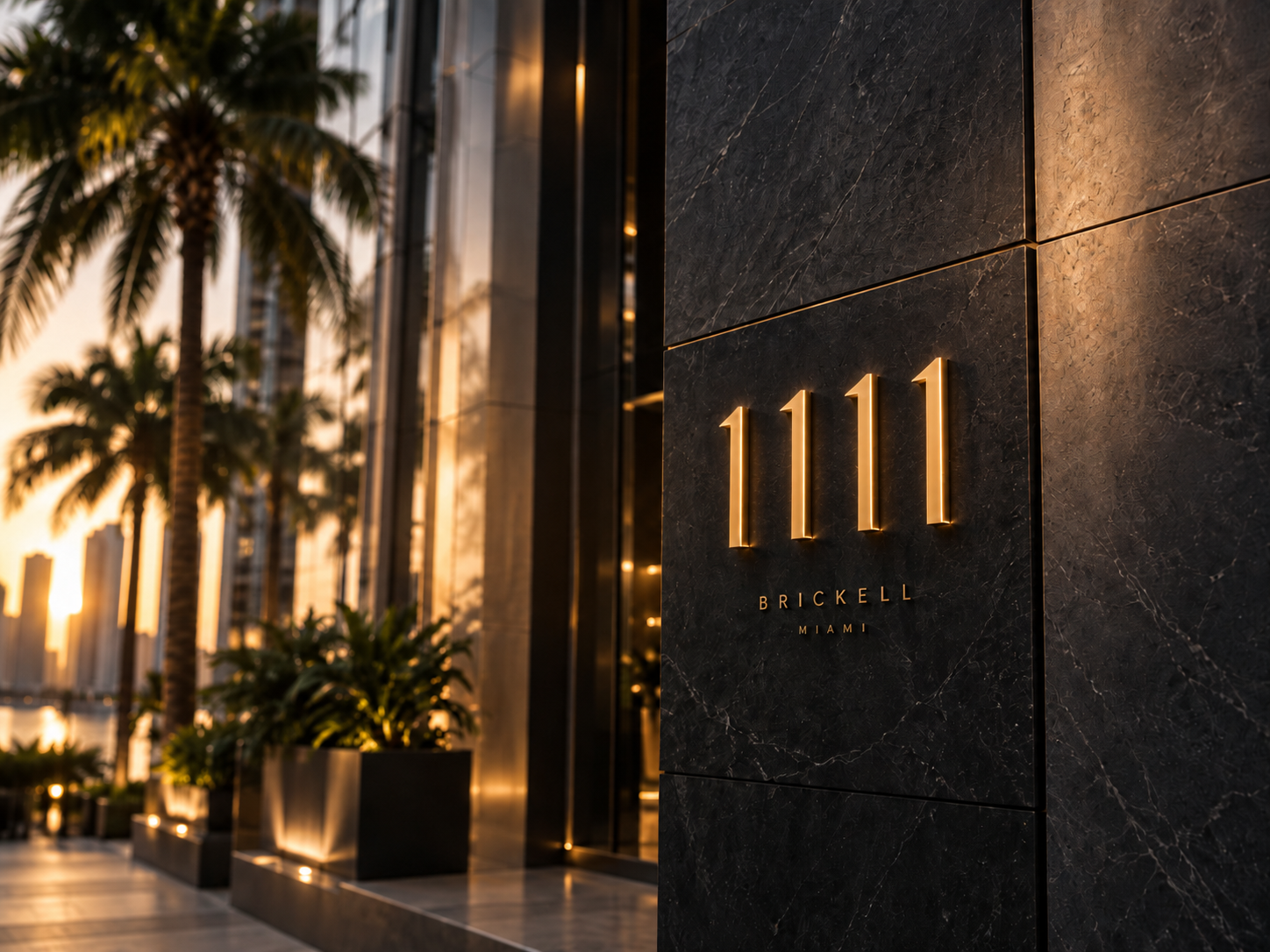 1111 Brickell architectural detail